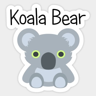 Fuzzy Wuzzy Koala Bear Sticker